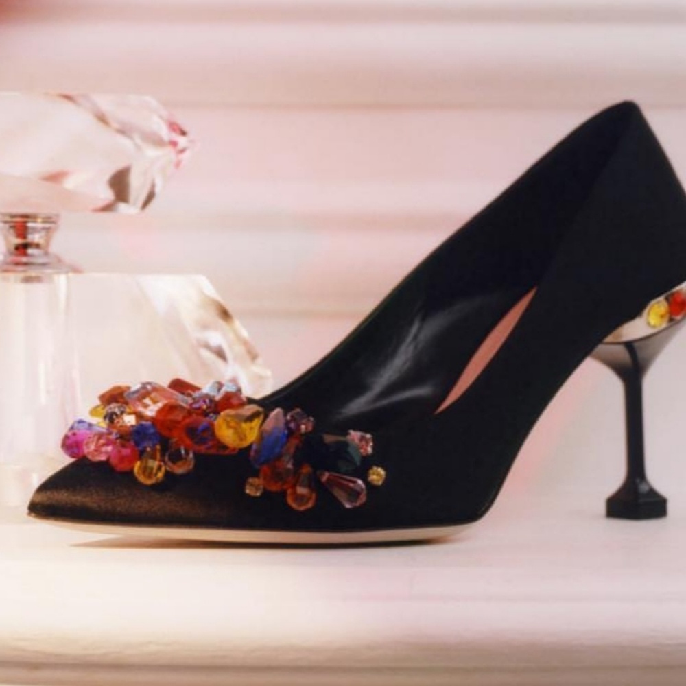 Miu miu Satin pump multicolored - Picture 1 of 3